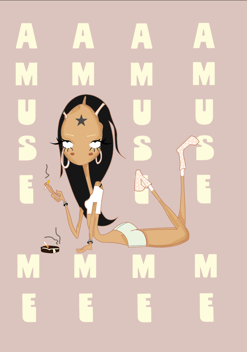 "Amuse me" Digital Print